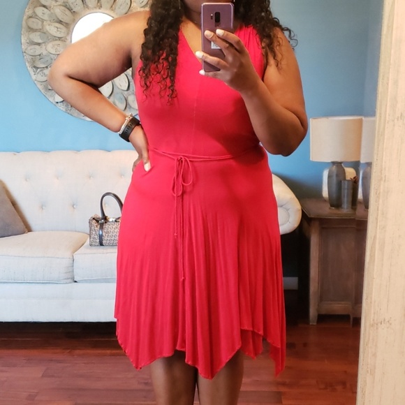 ❣ Ralph Lauren Red Dress - Picture 3 of 4